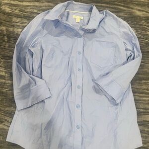 Light Blue Women’s Pj Top Size M by Croft&Barrow